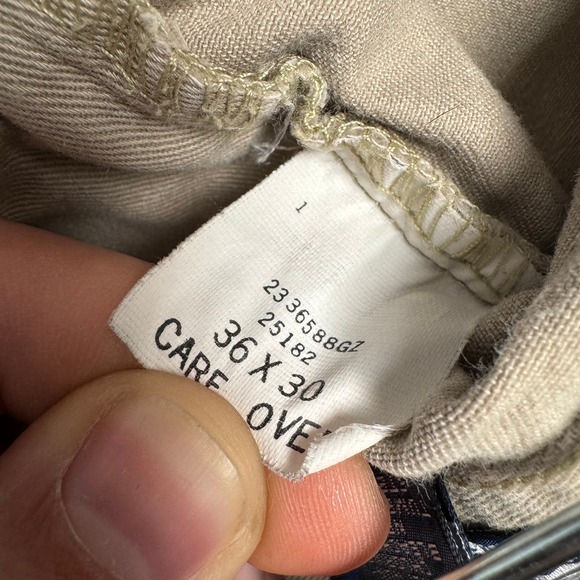 Polo Ralph Lauren Mens Pleated Chino Pants Khaki Tan Cotton 36x30 - Picture 10 of 10